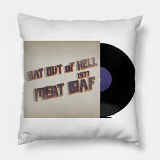 RETRO VINYL MEATLOAF 70s Pillow