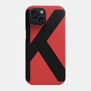 The letter K Phone Case