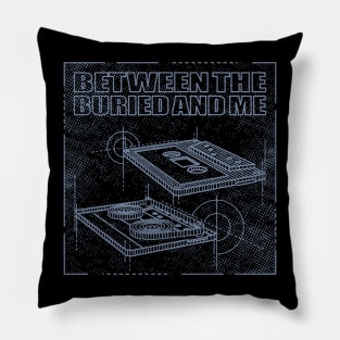 Between the Buried and Me Technical Drawing Pillow