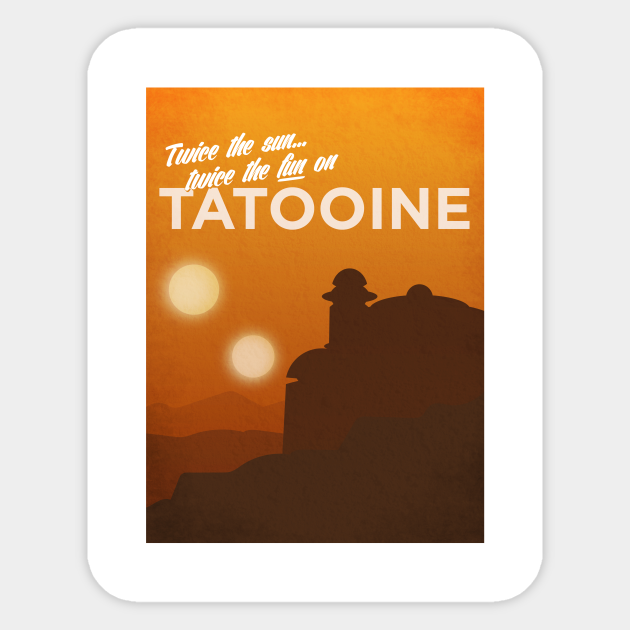 See Sunny Tatooine! - Lightsaber - Sticker