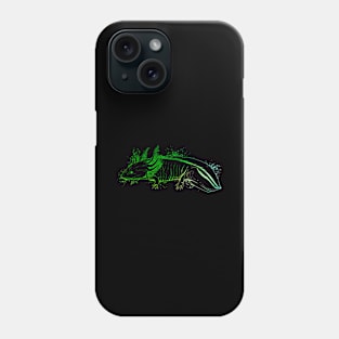 Colorful axolotl Phone Case