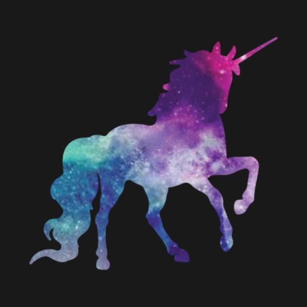 Unicorn Horse Myth Glitter Sparkle Glittering Gift- by Xizin Gao