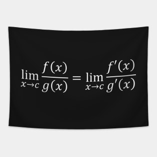 L'Hopital's Rule - Math And Calculus Basics Tapestry