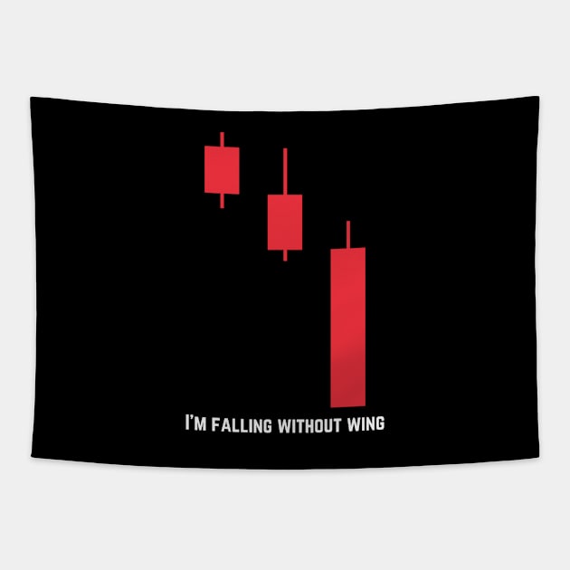 I'm Falling Without Wing Tapestry by Trader Shirts