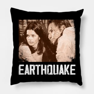 The Big One Hits Hollywood Earthquakes Pillow
