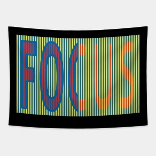 Fun Optical Illusion Focus Motivational Trick Tapestry