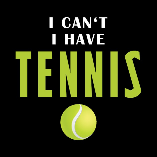 I Can't I Have Tennis by Mamon