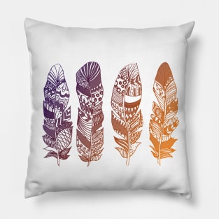 Never too many Feathers Pillow