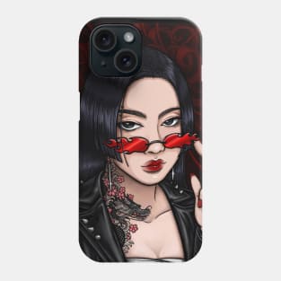 SWAG JAPANESE CHARCOAL'S GIRL Phone Case