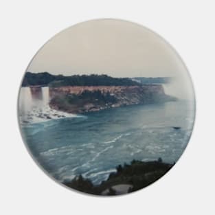 Niagara falls and the Niagara river Pin