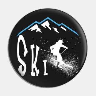 Ski, Simple the best Pin