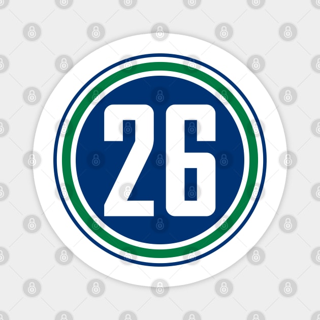 Vancouver Canucks Roussel Magnet by naesha stores