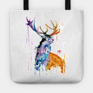 deer watercolor Tote