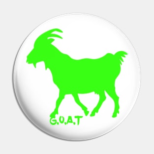 G.O.A.T. neon Pin