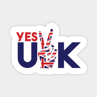 Yes UK - British Pride Theme Magnet