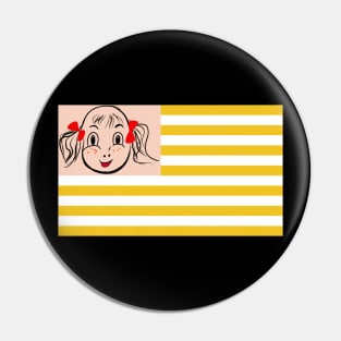 Change The Flag With Cuteness Pin