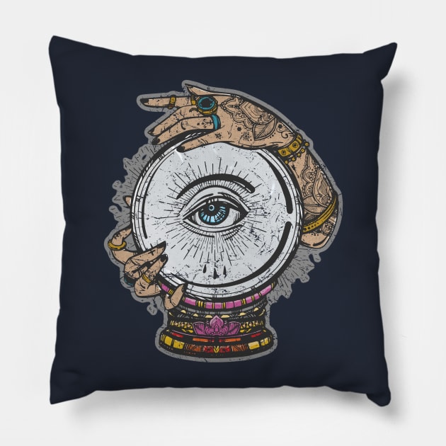 Esoteric Tee - Clairvoyance Pillow by KennefRiggles