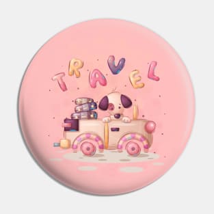 Travel Buddy - Dog Car Pin