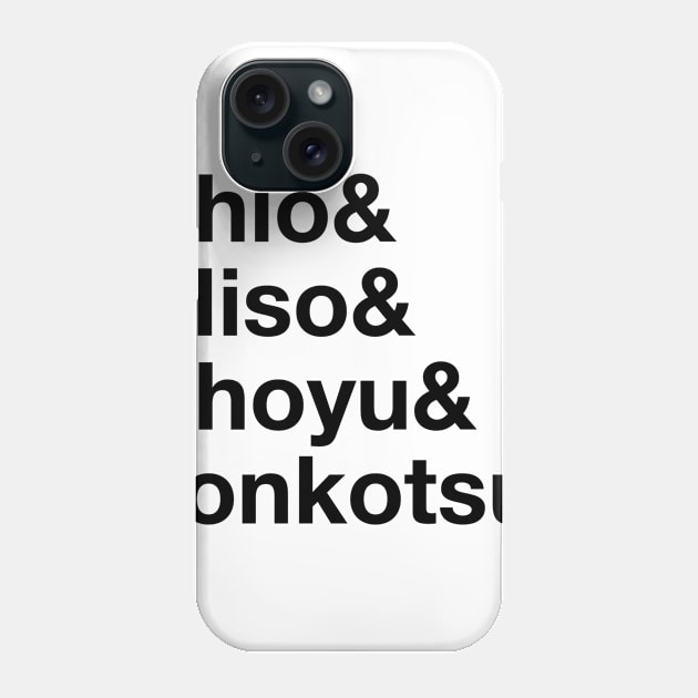 Ramen Types Phone Case by Vizzzual