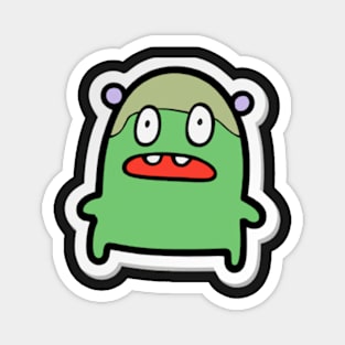 Cool Funny Green Sticker Magnet