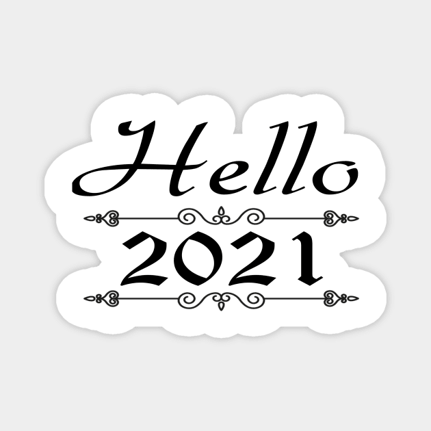 2021 new year Magnet by Aymen designer 