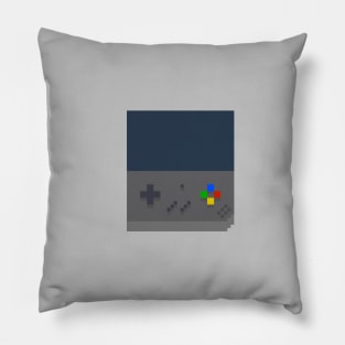 Retro Handheld Video Game Emulator (Black) Pillow