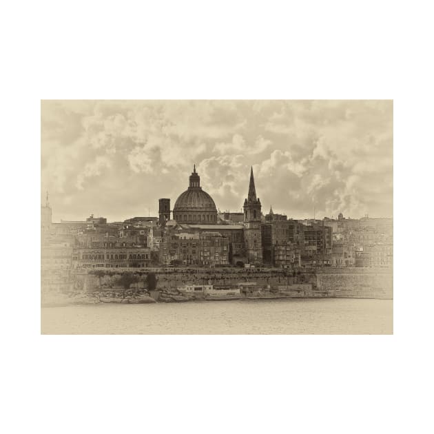 Valletta, Malta antiqued by Violaman