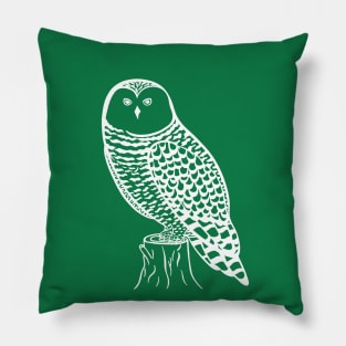 Snowy Owl - bird watchers nocturnal animal design Pillow