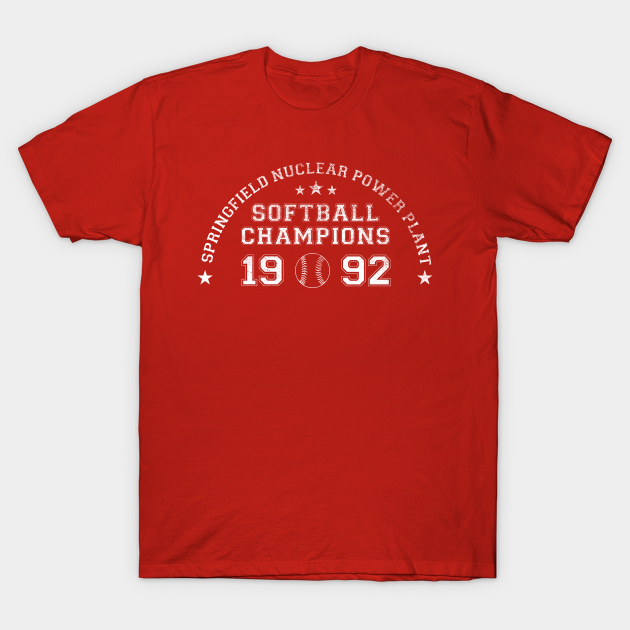simpsons softball shirt