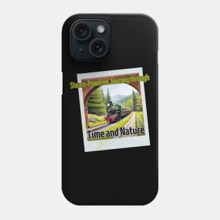 Enchanting Steam Journey: Through Trees and Brick Bridge Phone Case