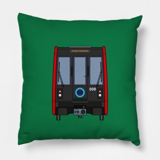 London Docklands Train Pillow