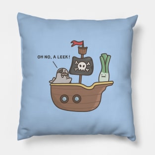 A Pirate Ship Leek Pillow