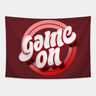 Game On Red Tapestry