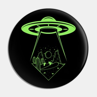 Desert UFO Pin