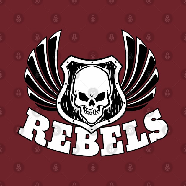 Rebels Mascot by Generic Mascots