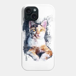 Tabby Cat Portrait Phone Case