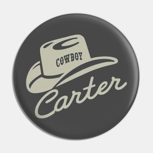 Retro Cowboy Carter Pin