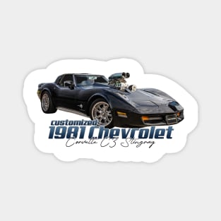 Customized 1981 Chevrolet Corvette C3 Stingray Magnet