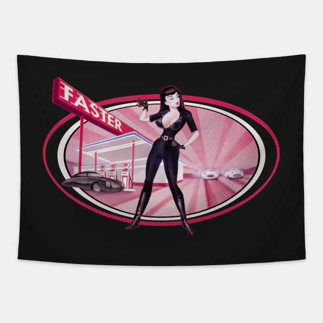 Faster Pussycat Tapestry by DaleSizer