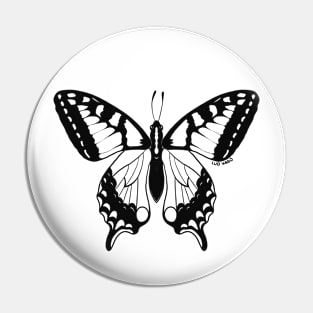 Black Moth Pin