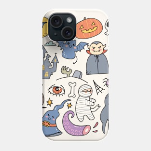 Adorable Halloween Doodles Phone Case