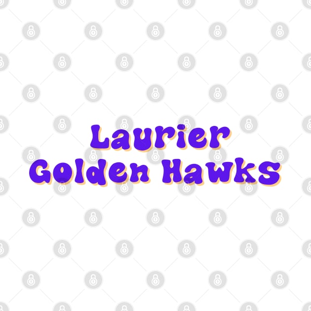 Laurier Golden Hawks by stickersbyjori