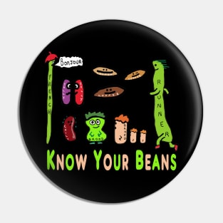 Know Your Beans Bean Puns Pin