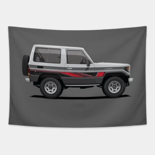 Land Cruiser 70 SWB Silver - Grey (BJ71V) Tapestry