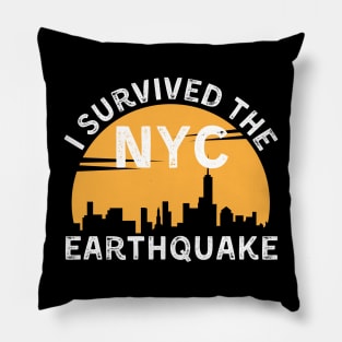 I Survived The NYC Earthquake New York City Earthquake Pillow