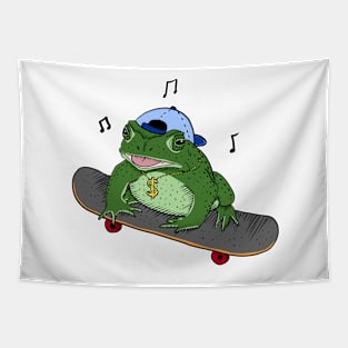 Skater Toad Tapestry