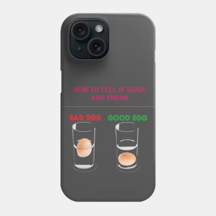 How to tell if eggs are fresh Phone Case