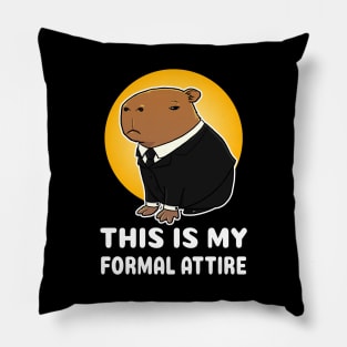 This is my formal attire Capybara suit Costume Pillow