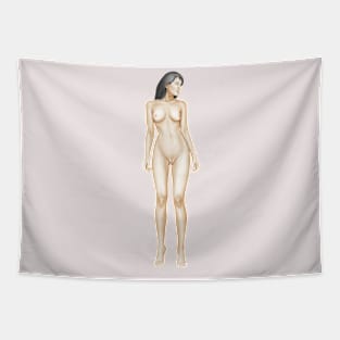 A Standing Girl - NSFW Tapestry