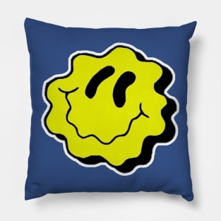 Abstract Smiley Pillow